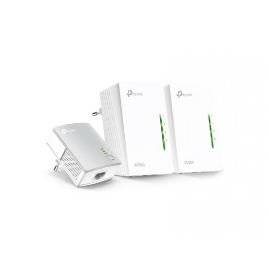 Tp-Link AV600 Powerline Wi-Fi 3-Pack Kit (TL-WPA4220 TKIT)
