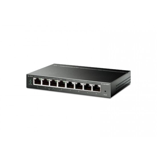 Tp-Link 8-Port Gigabit Easy Smart Switch with 4-Port PoE+ (TL-SG108PE)