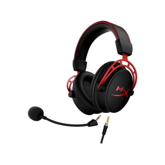 HyperX Cloud Alpha Over Ear Wired Gaming Headset Black/Red - 4P5L1AM