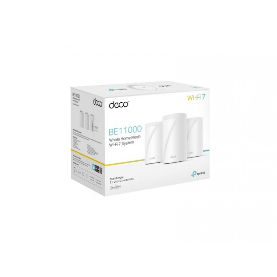 Tp-link BE11000 Whole Home Mesh Wi-Fi 7 System Deco BE65(3-PACK)