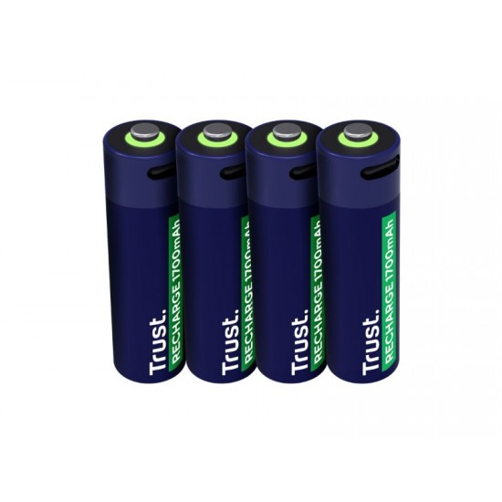 USB-C RECHARGEABLE BATTERIES 4P - AA