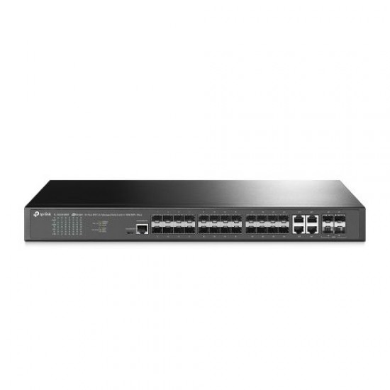 Tp-Link JetStream 24-Port SFP L2+ Managed Switch with 4 10GE SFP+ Slots (TL-SG3428XF)