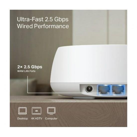 Tp-Link BE3600 Whole Home Mesh Wi-Fi 7 System (3-pack)