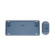 Trust Deskset Wireless LYRA us blue 24937