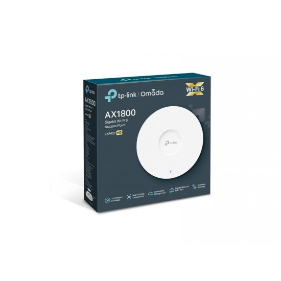 Tp-Link AX1800 Wireless Dual Band Ceiling Mount Access Point (EAP620 HD)