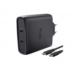 Trust Maxo 100W 2P USB-C GaN Charger Black - 25527