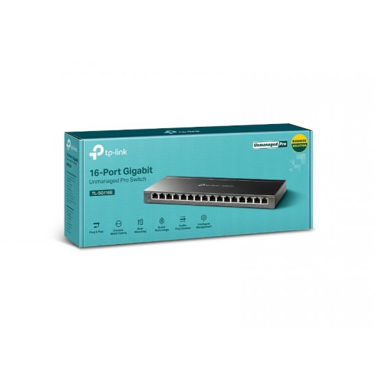 Tp-Link 16-Port Gigabit Unmanaged Pro Switch (TL-SG116E)