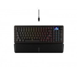 CORSAIR Keyboard VANGUARD 96 LCD Wireless (RGB, MLX Plasma, PBT)