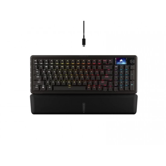 CORSAIR Keyboard VANGUARD 96 LCD Wireless (RGB, MLX Plasma, PBT)