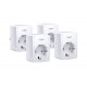 Tp-Link Tapo Smart Wi-Fi Socket (4-pack P100)