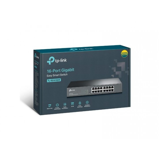 Tp-Link 16-Port Gigabit Easy Smart Switch (TL-SG1016DE)
