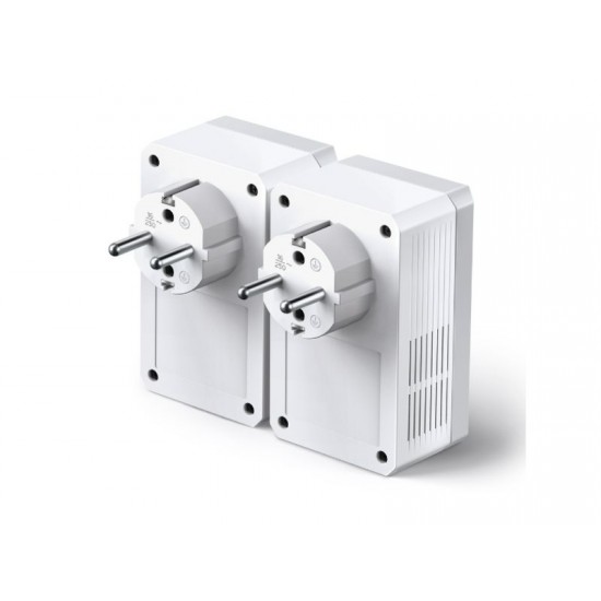 Tp-Link AV600 Passthrough Powerline Starter Kit (TL-PA4010P KIT)