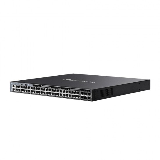 Tp-Link Omada 48-Port Gigabit Stackable L3 Managed PoE+ Switch with 6 10G Slots (SG6654XHP)