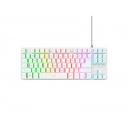 Trust GXT833W Thado TKL Keyboard White - 25894