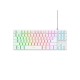 Trust GXT833W Thado TKL Keyboard White - 25894