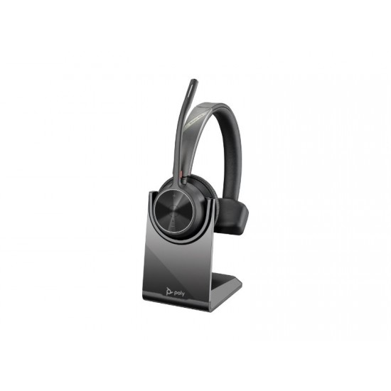 Poly Voyager 4310 UC Monaural Headset +BT700 USB-A Adapter +Charging Stand (77Y92AA)