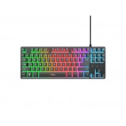 TRUST GXT833 THADO TKL KEYBOARD BLK US