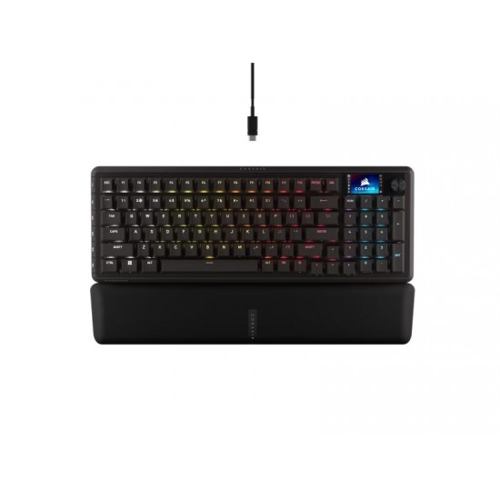 CORSAIR Keyboard VANGUARD 96 PRO LCD (RGB, MGX Hyperdrive, PBT)