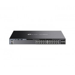 Omada 24-Port Gigabit Stackable L3 Managed Switch with 4 10GE SFP+ Slots