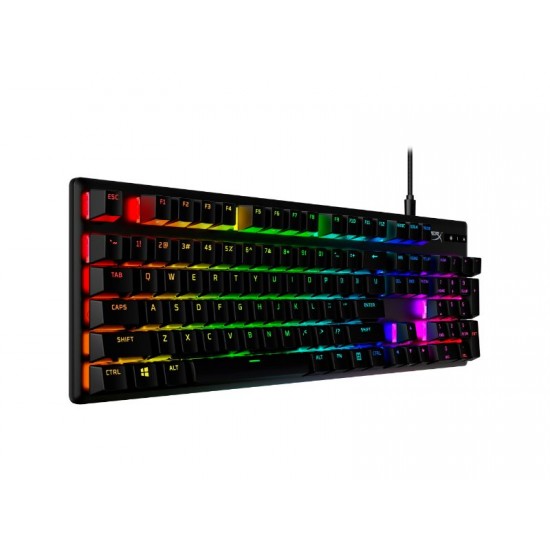 HyperX Alloy Origins PBT HX Blue Mechanical Full Size Gaming Keyboard (US Layout) - Black - 639N4AA