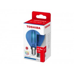 TOSHIBA LED FILAMENT COLOR BLUE G45 E14 4.5W