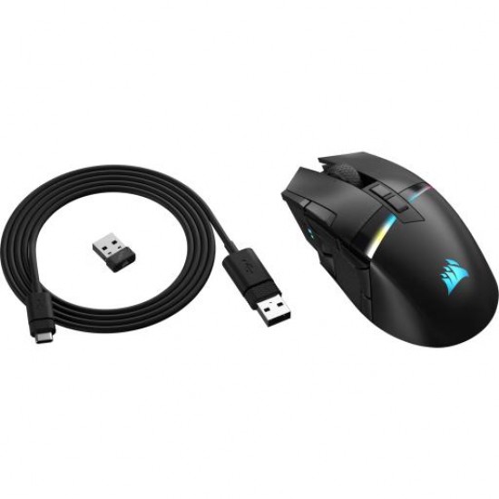 CORSAIR Wireless Gaming Mouse DarkStar RGB MMO 26.000 Dpi - Black