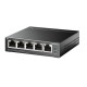 Tp-Link 5-Port Gigabit Easy Smart Switch with 4-Port PoE+ (TL-SG105MPE)