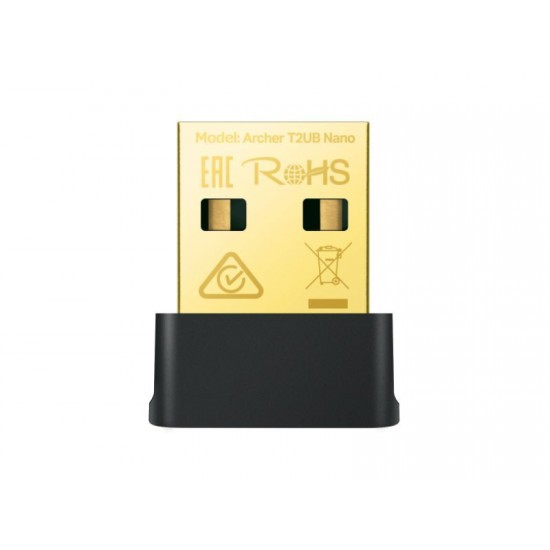 Tp-Link AC600 Nano Wi-Fi Bluetooth 4.2 USB Adapter (Archer T2UB Nano)