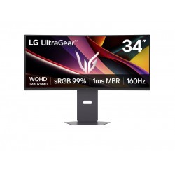 Monitor LG 34G600A-B / 34'' WQHD 3440x1440 Curved 160Hz VA / HDR10 / FreeSync Premium / Tilt/ VESA