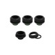 Corsair OD Fitting Pipe Hydro X Series XF Hardline 14mm Four Pack — Black - CX-9052008-WW