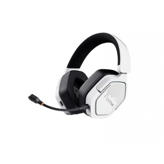 Trust headset wireless gaming GTX493W CARUS white 25534