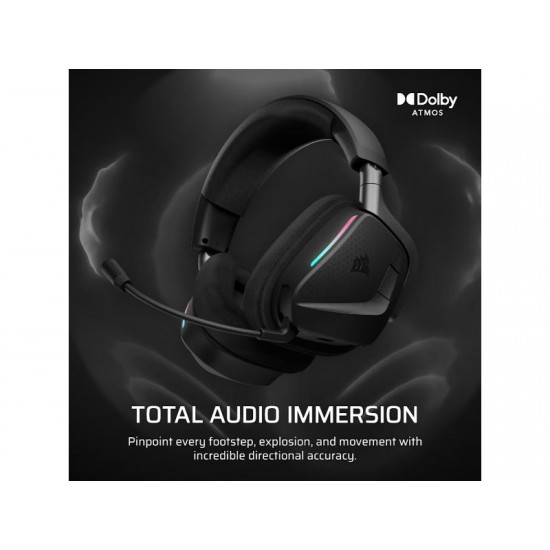 CORSAIR Headset VOID MAX v2 RGB Wireless (Dolby Atmos, Carbon)