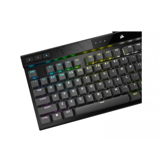CORSAIR Wired Magnetic - Mechanical Keyboard K70 MAX RGB - Adjustable CORSAIR MGX Switches — Steel Grey