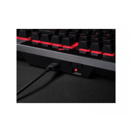 CORSAIR Wired Mechanical Keyboard K70 PRO RGB with PBT DOUBLE SHOT PRO Keycaps - Cherry MX Red
