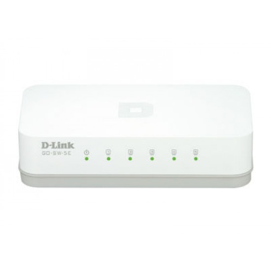 D-Link Desktop Switch 5-Port Fast Ethernet Easy (GO-SW-5E)