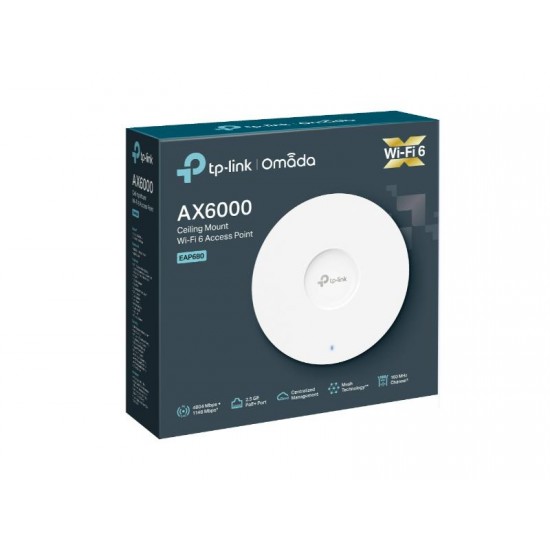 Tp-Link AX6000 Ceiling Mount WiFi 6 Access Point (EAP680)