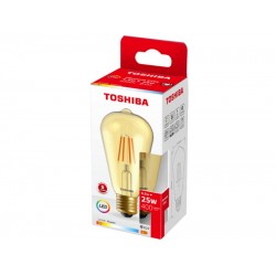 TOSHIBA LED FILAMENT AMBER ST64 E27 4.5W 2200K