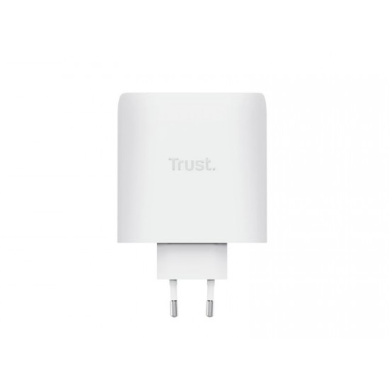 Trust Maxo 100W 2P USB-C GaN Charger WHT - 25528