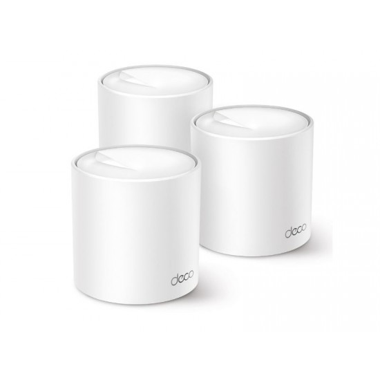 TP-Link AX3000 Whole Home Mesh WiFi6 3? Gigabit Ports (3-pack) (Deco X50)