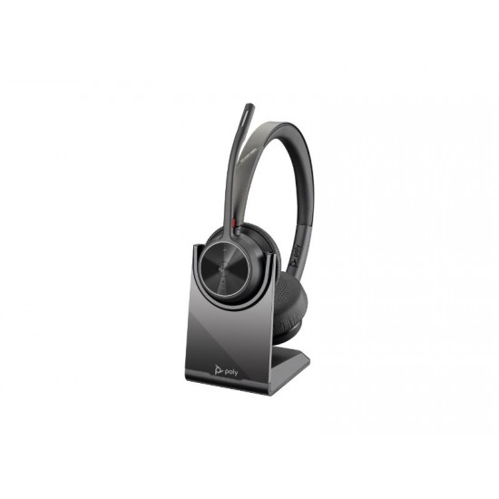 Poly Voyager 4320-M Microsoft Teams Certified Headset +BT700 dongle +Charging Stand (77Z32AA)