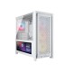 CORSAIR Case 4000D FRAME LCD ARGB (Mid-Tower, TG, White) - PN CC- 9011327-WW