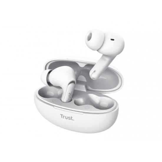 TWS EARBUDS TRUST BT YAVI  WHITE 25172