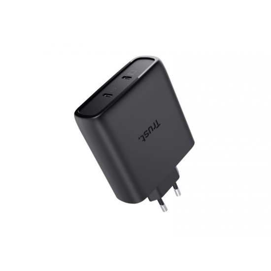 Trust Maxo 100W 2P USB-C GaN Charger Black - 25527