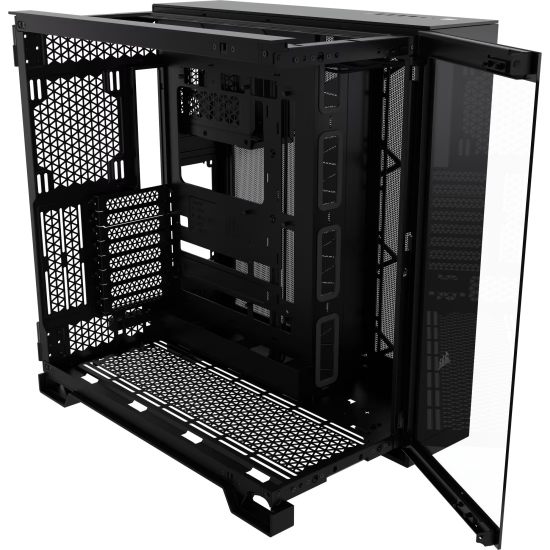 CORSAIR Case FrontPanel 6500D/X TempG BK