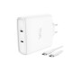 Trust Maxo 100W 2P USB-C GaN Charger WHT - 25528