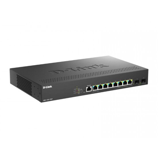 D-Link Switch Managed PoE+ 8-Port 2 SFP Ports (DMS-1250-10SP)