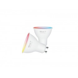 Trust Wifi-ledspot GU10 SPOT rgbcw led duo pack 71292