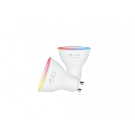 Trust Wifi-ledspot GU10 SPOT rgbcw led duo pack 71292