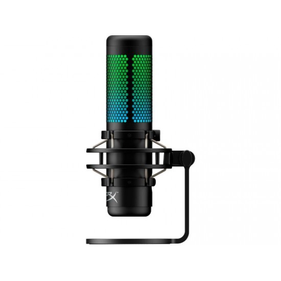 HyperX QuadCast S USB Microphone - RGB Lighting - Black/Grey - 4P5P7AA
