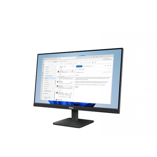 Monitor Lenovo ThinkVision S24-4e 23.8'' FHD VA 75Hz 4ms, 3-Side Near- Edgeless, HDMI, VGA, 3 Years Warranty 64B5KAT1EU